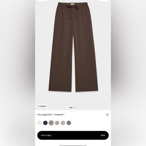 Wilfred Lodge Pants, Large- Short